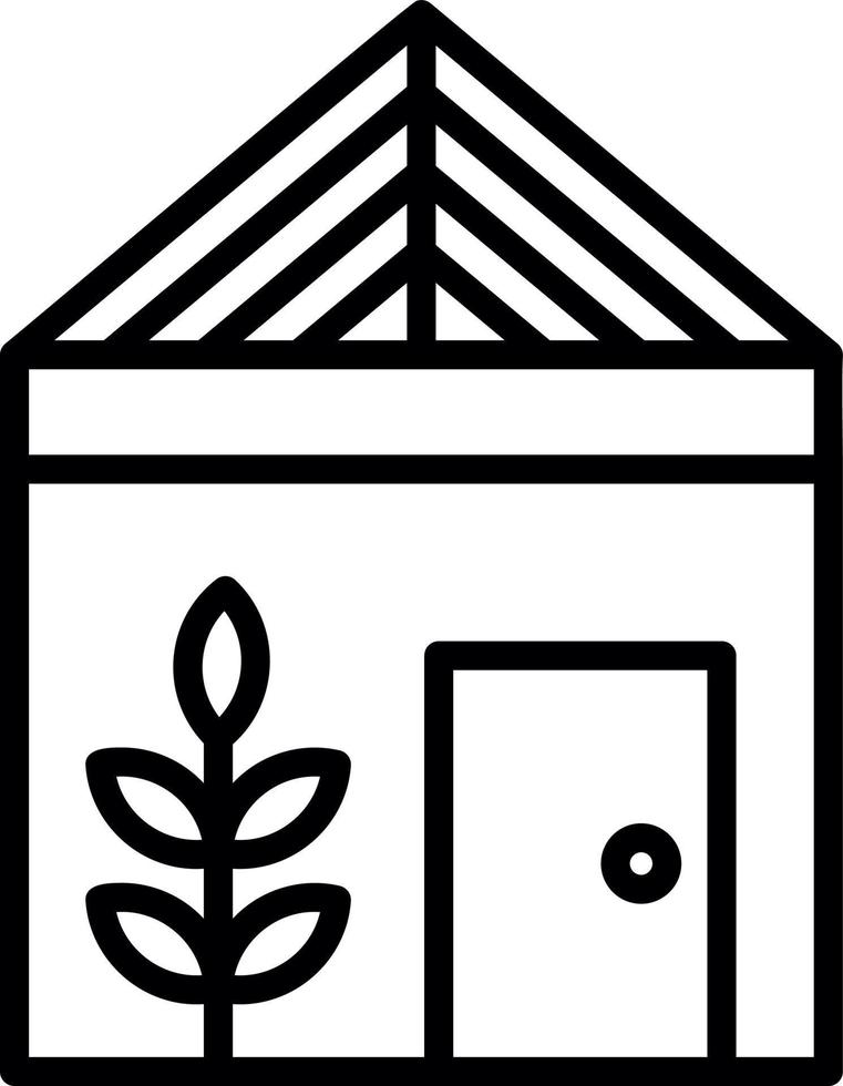 Greenhouse Vector Icon Design