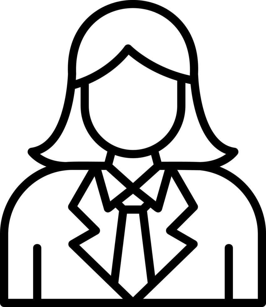 Girl Vector Icon Design