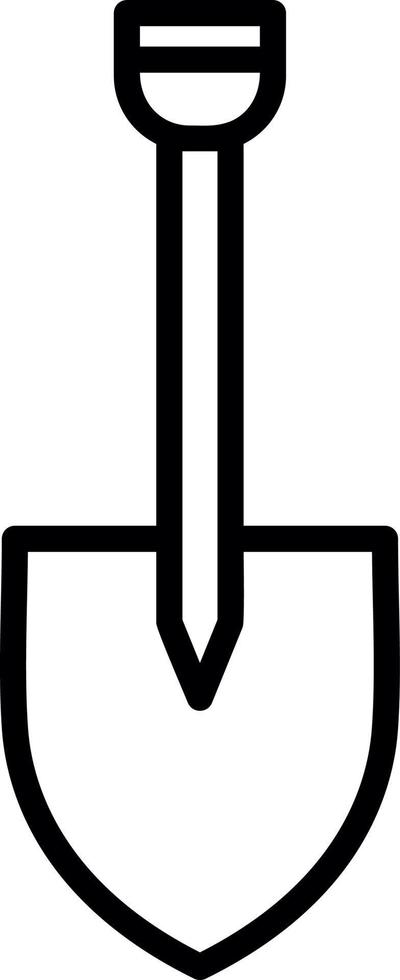 Shovel Vector Icon Design