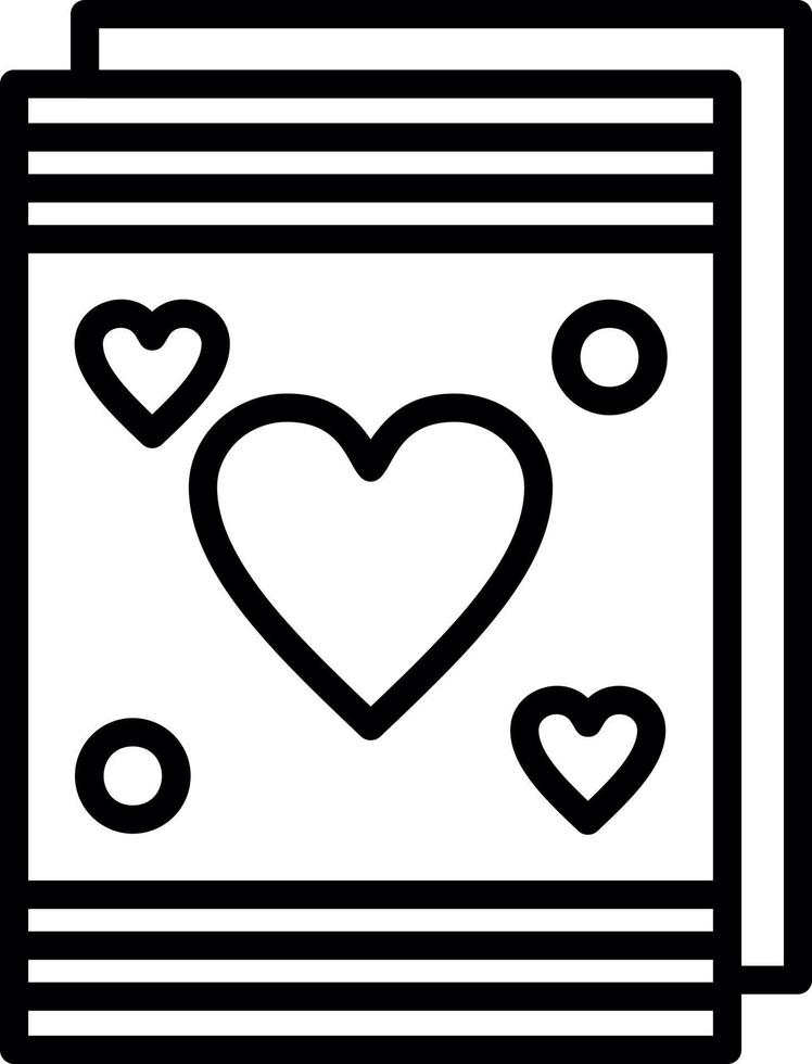 Greeting Card Vector Icon Design