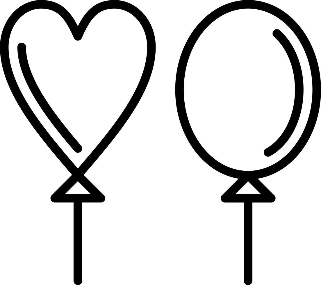 Balloons Vector Icon Design