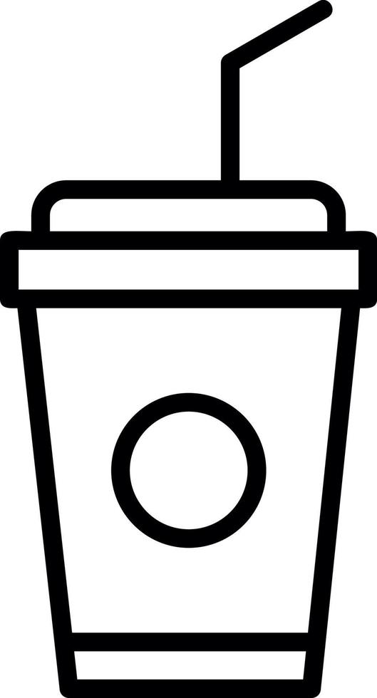 Plastic Cup Vector Icon Design