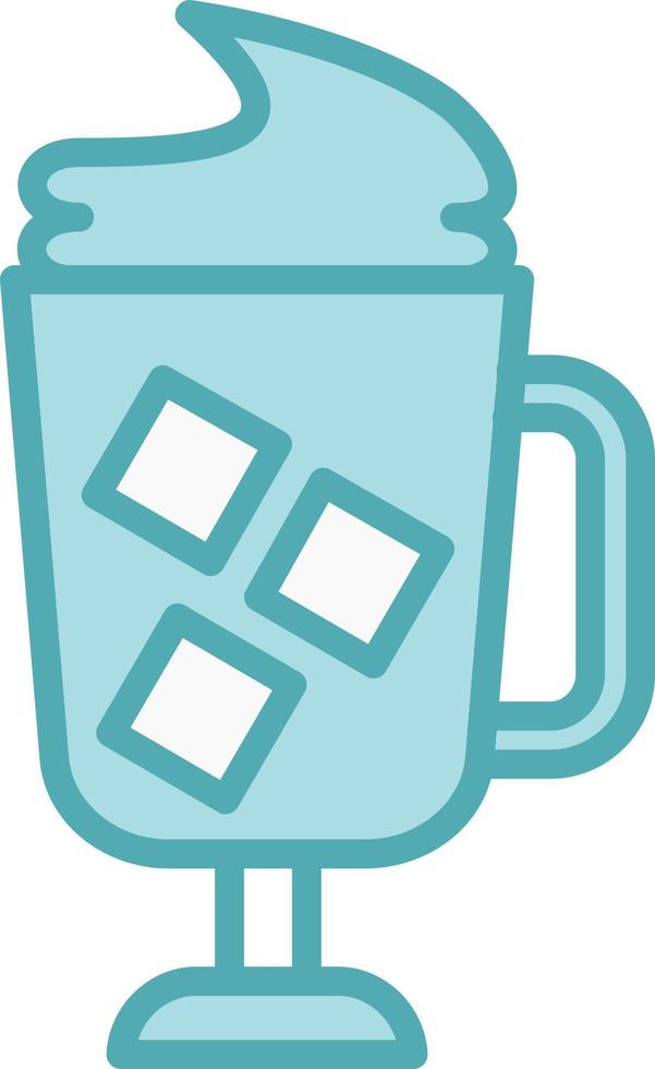 Ice Coffe Vector Icon