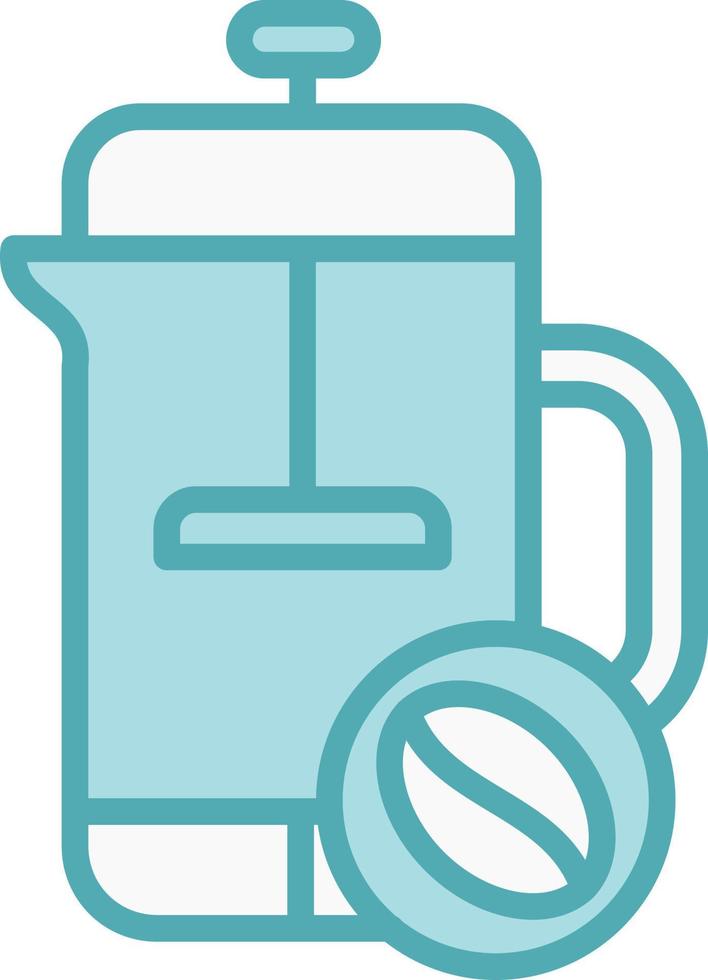 French Press Vector Icon