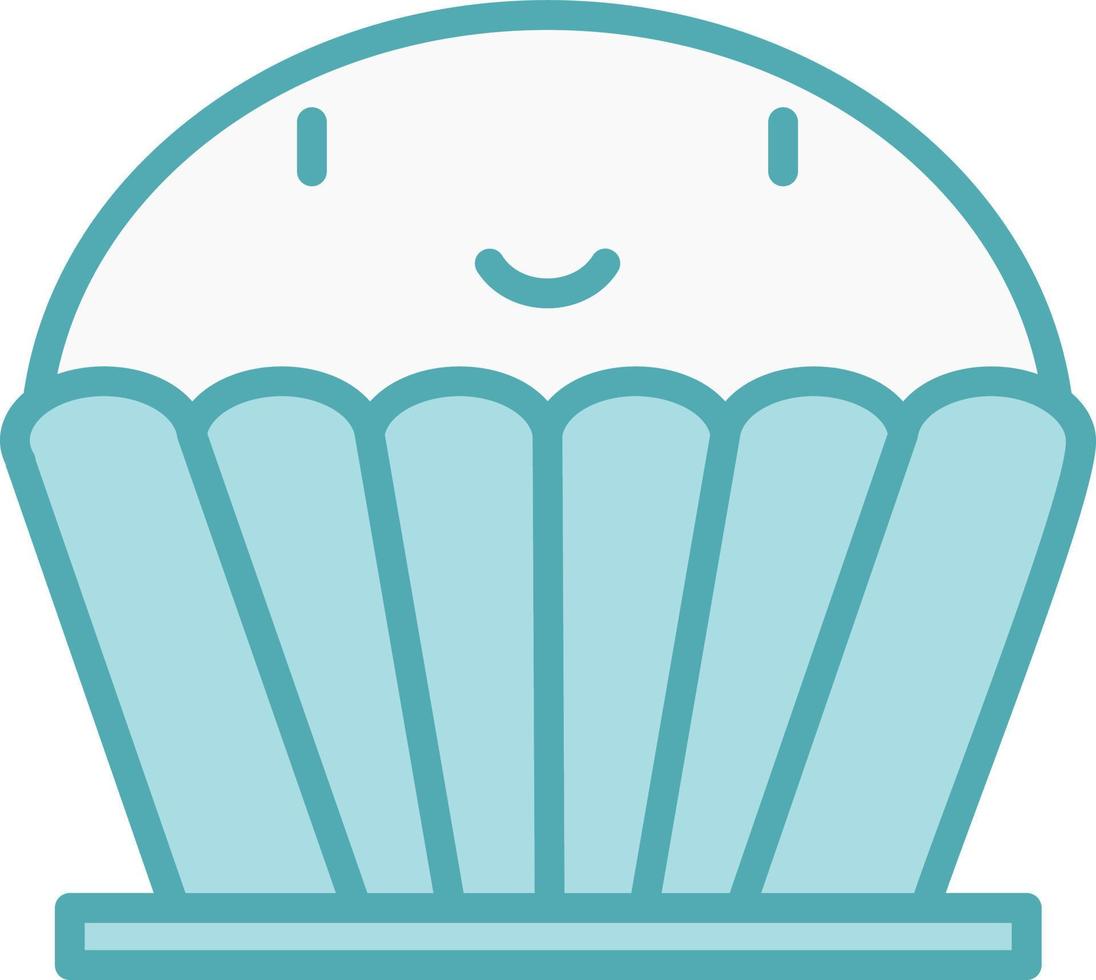 icono de vector de muffin