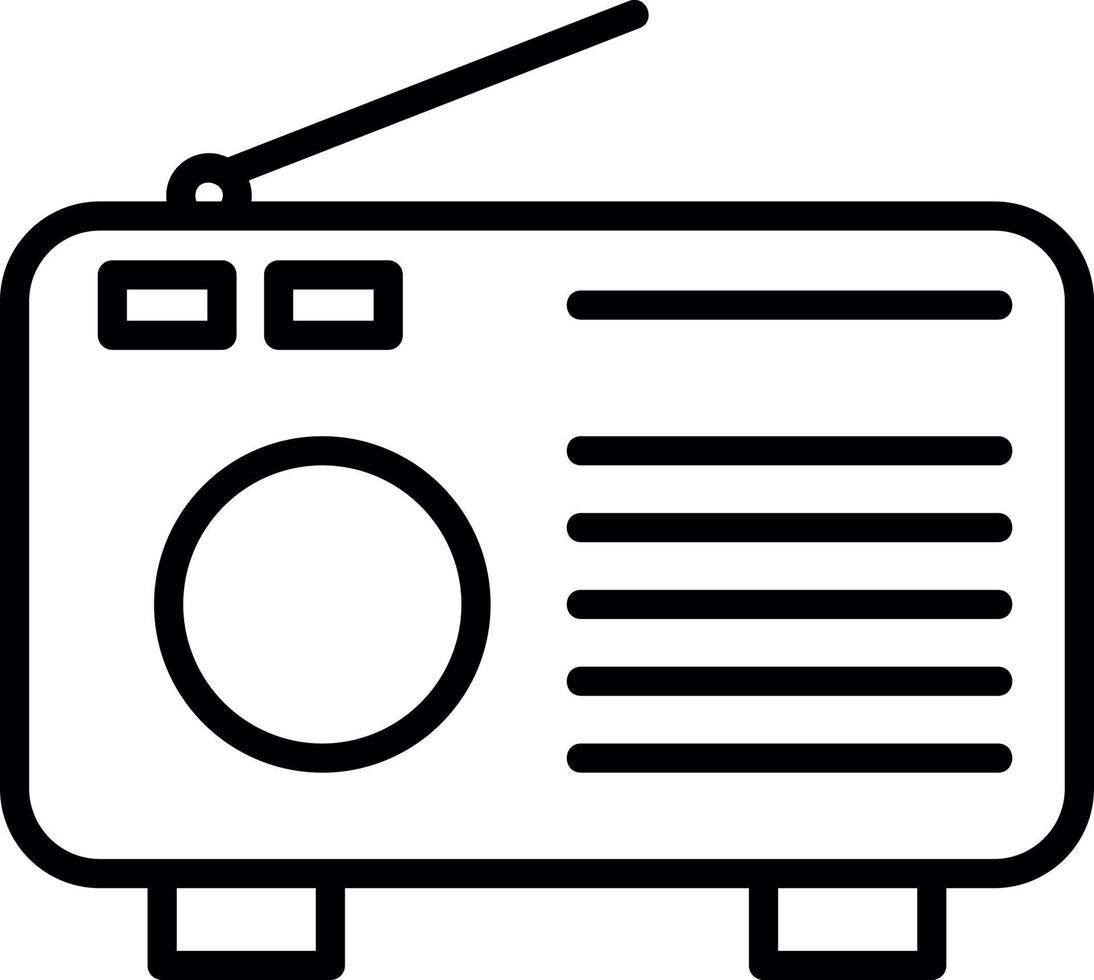 Radio Vector Icon Design