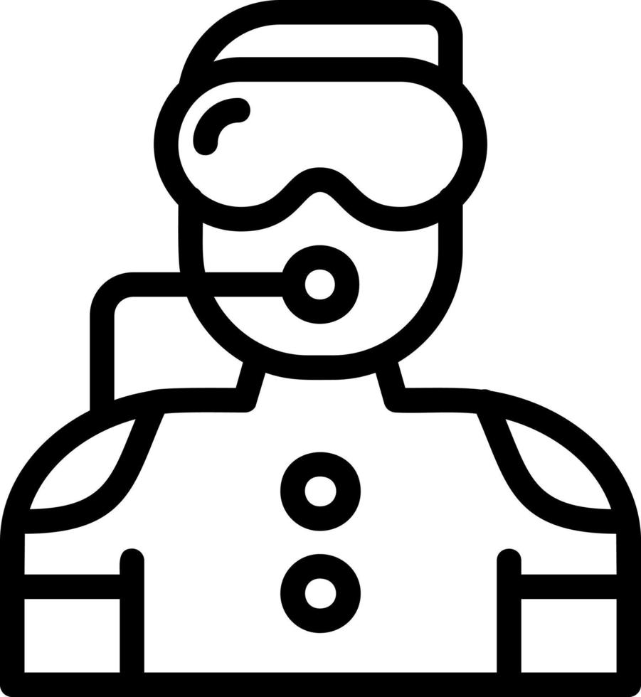 Diver Vector Icon Design