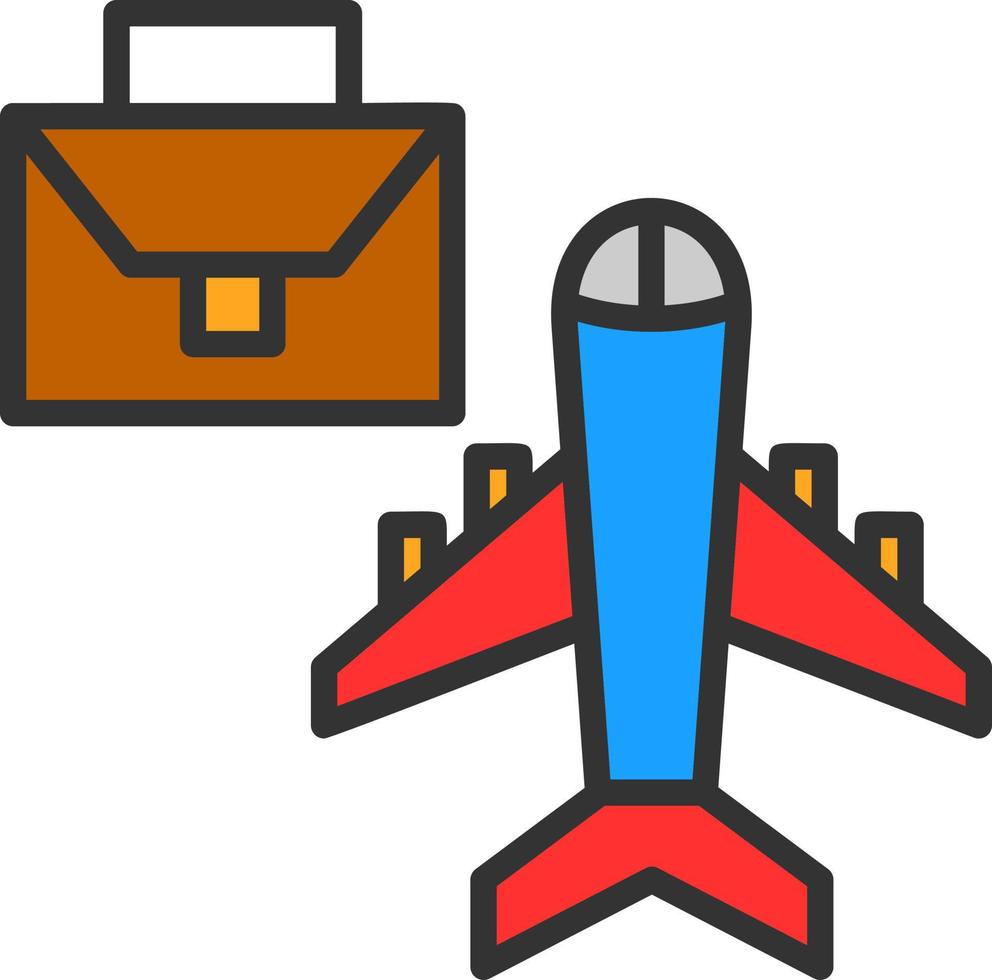 Business Tour Vector Icon Design