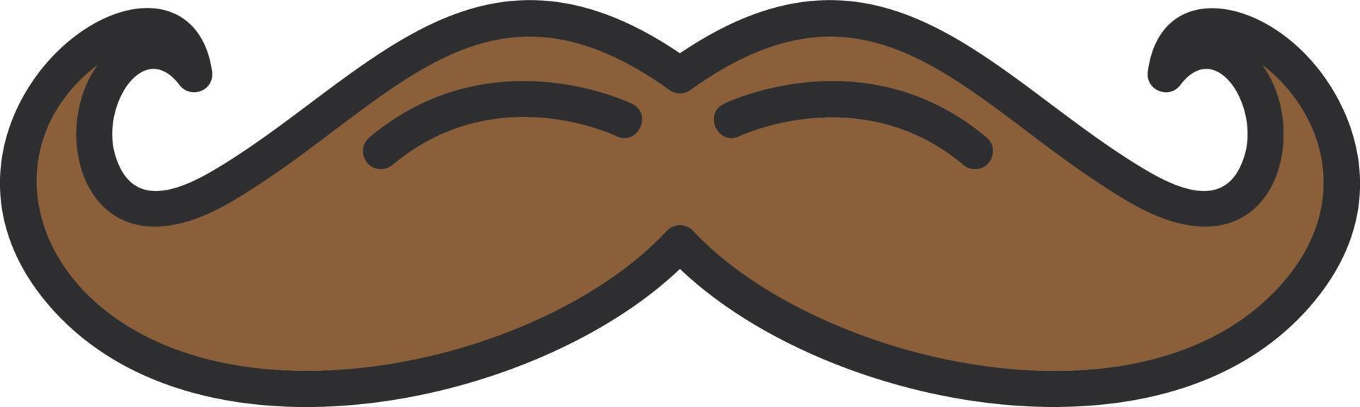 Moustache Vector Icon Design
