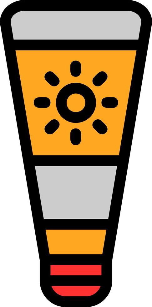 Sunscreen Vector Icon Design