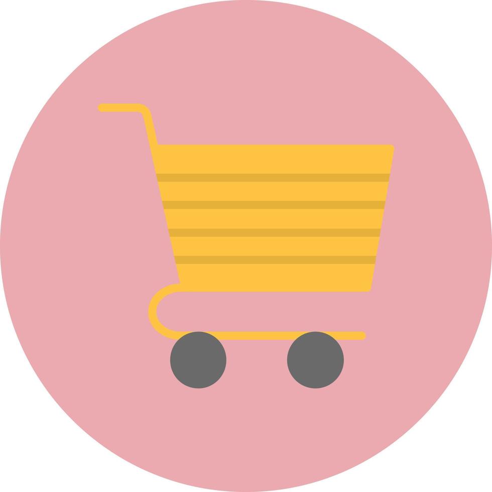 icono de vector de carrito de compras