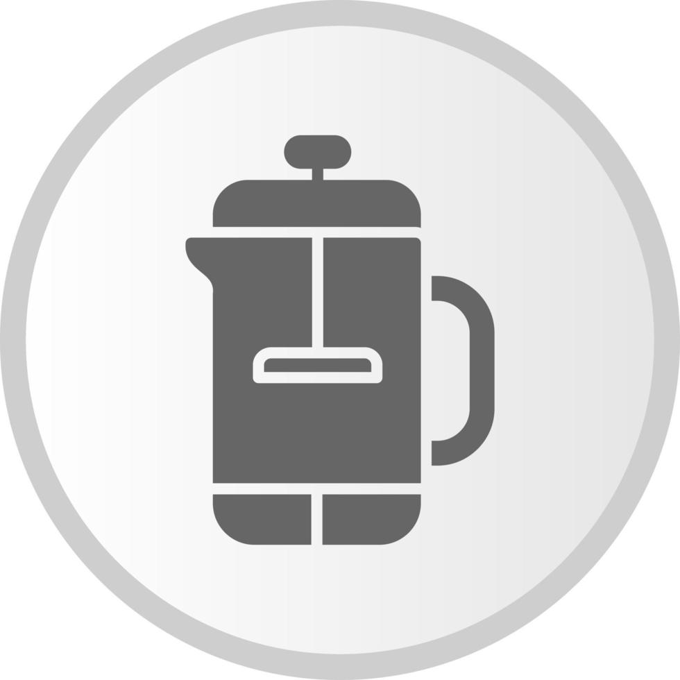 French Press Vector Icon