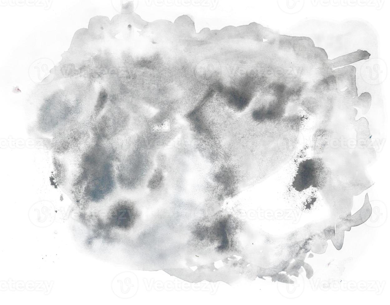 abstract watercolor blot isolated on white background photo