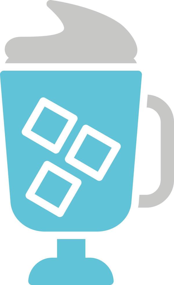 Ice Coffe Vector Icon