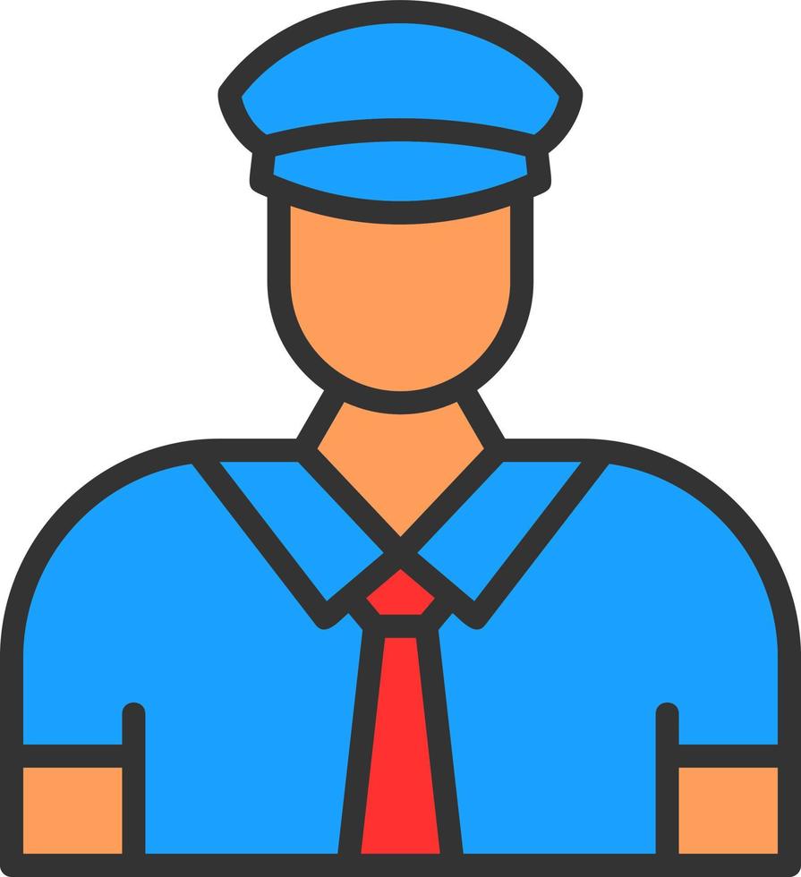 Steward Vector Icon Design