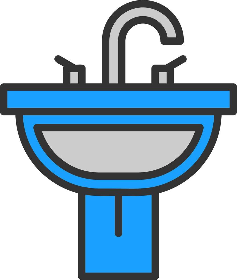 Lavatory Vector Icon Design