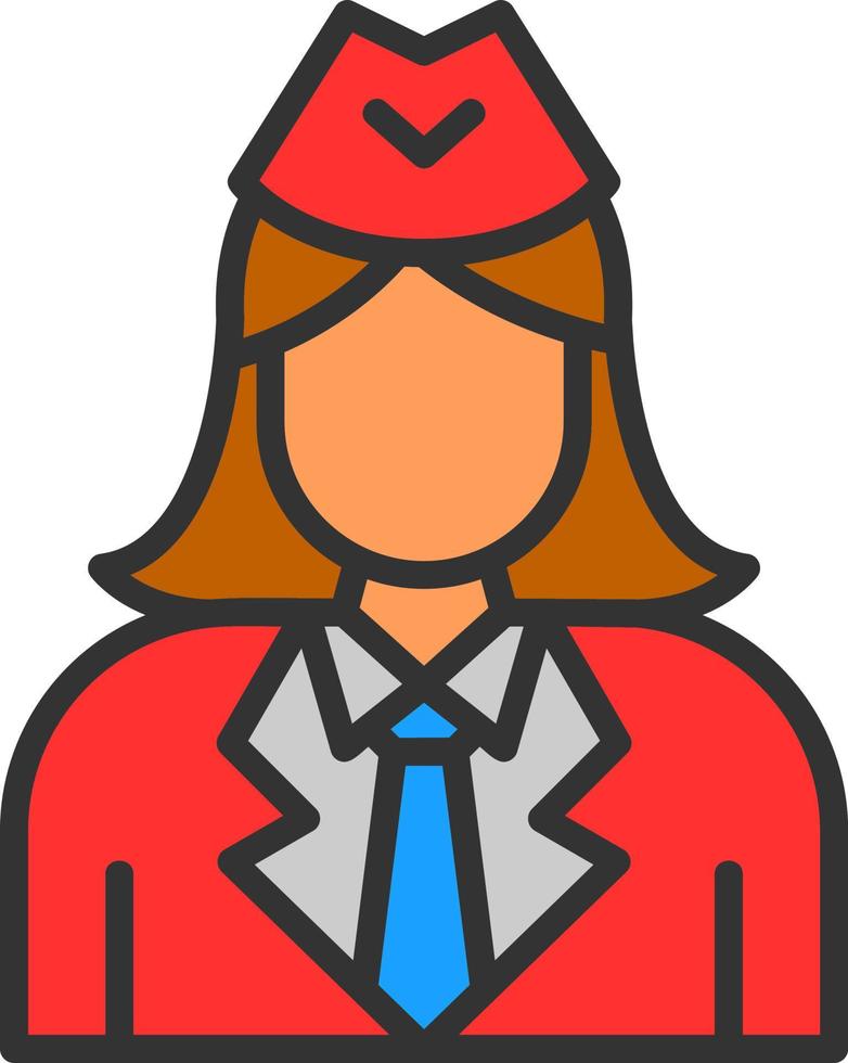 Hostess Vector Icon Design