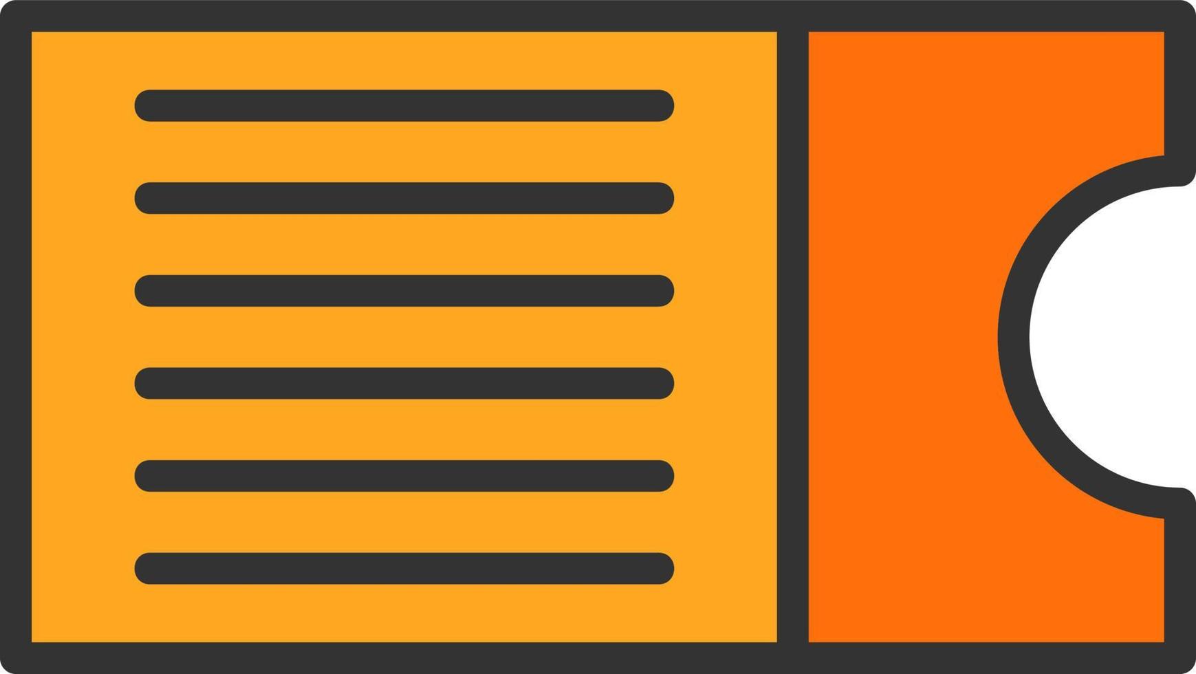 Ticket Vector Icon Design