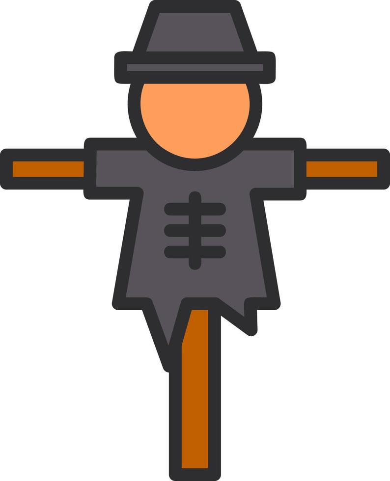 Scarecrow Vector Icon Design