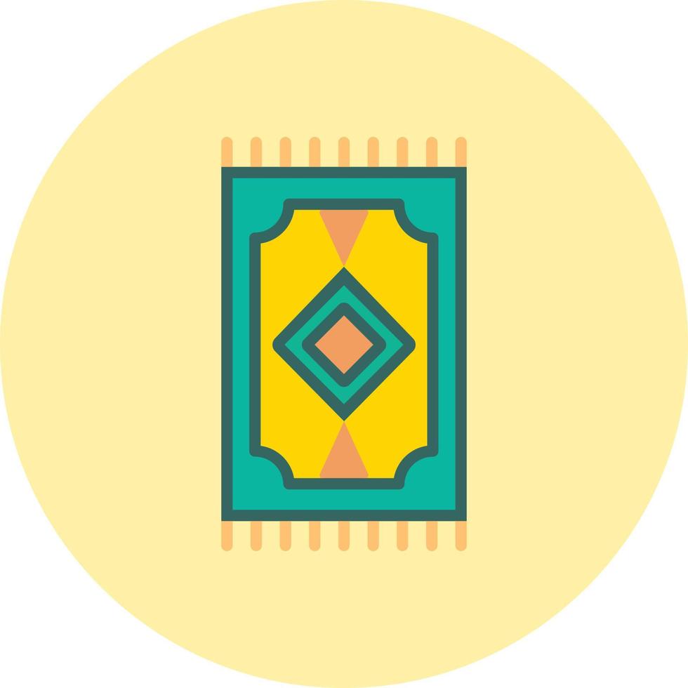 icono de vector de alfombra