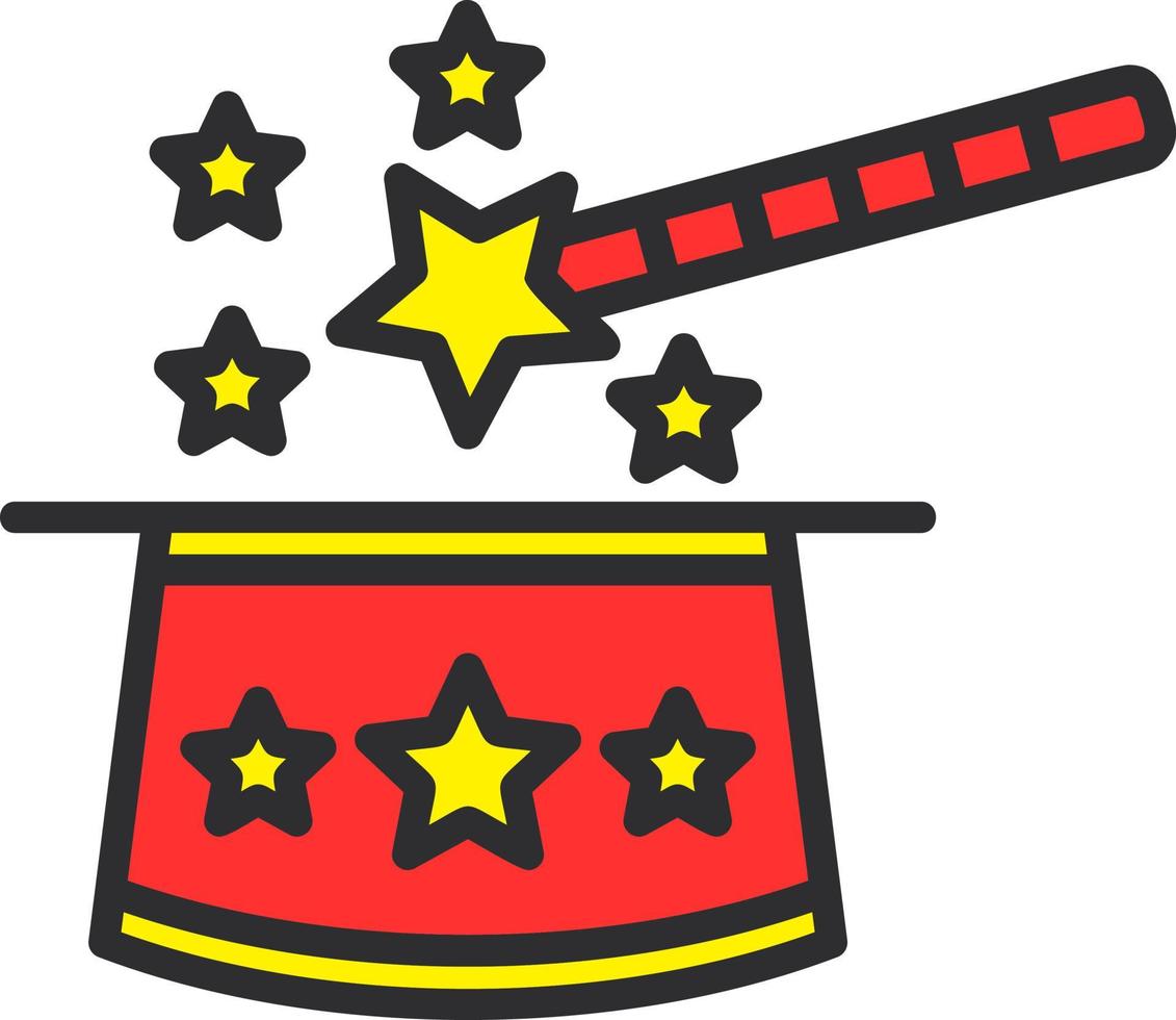 Magic Trick Vector Icon Design