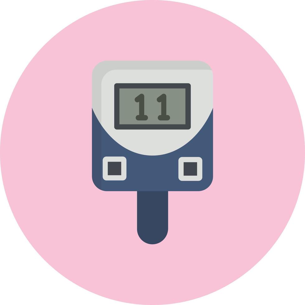 Glucometer Vector Icon Design