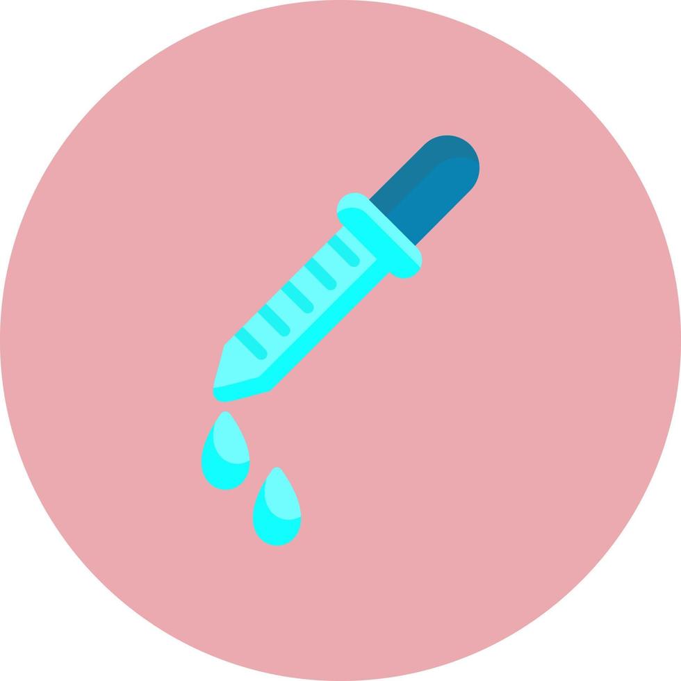 Medicine Dropper Vector Icon Design