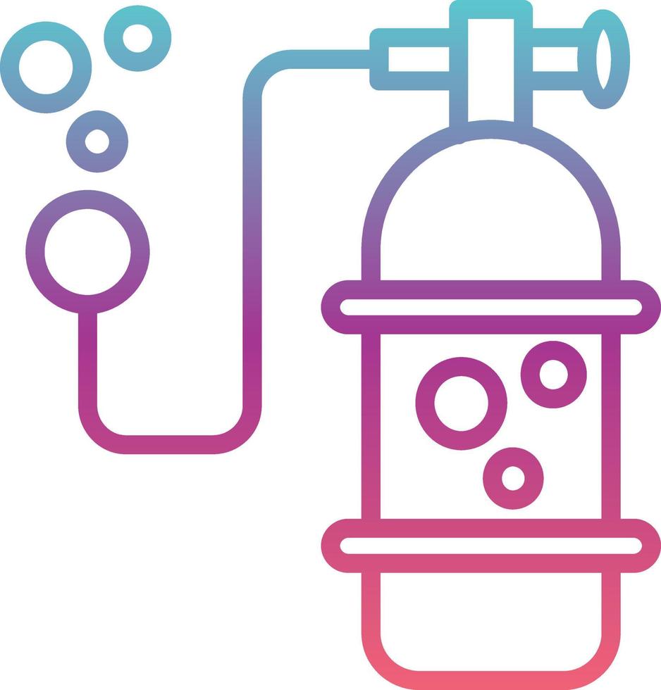 Oxygen Cylinder Vector Icon