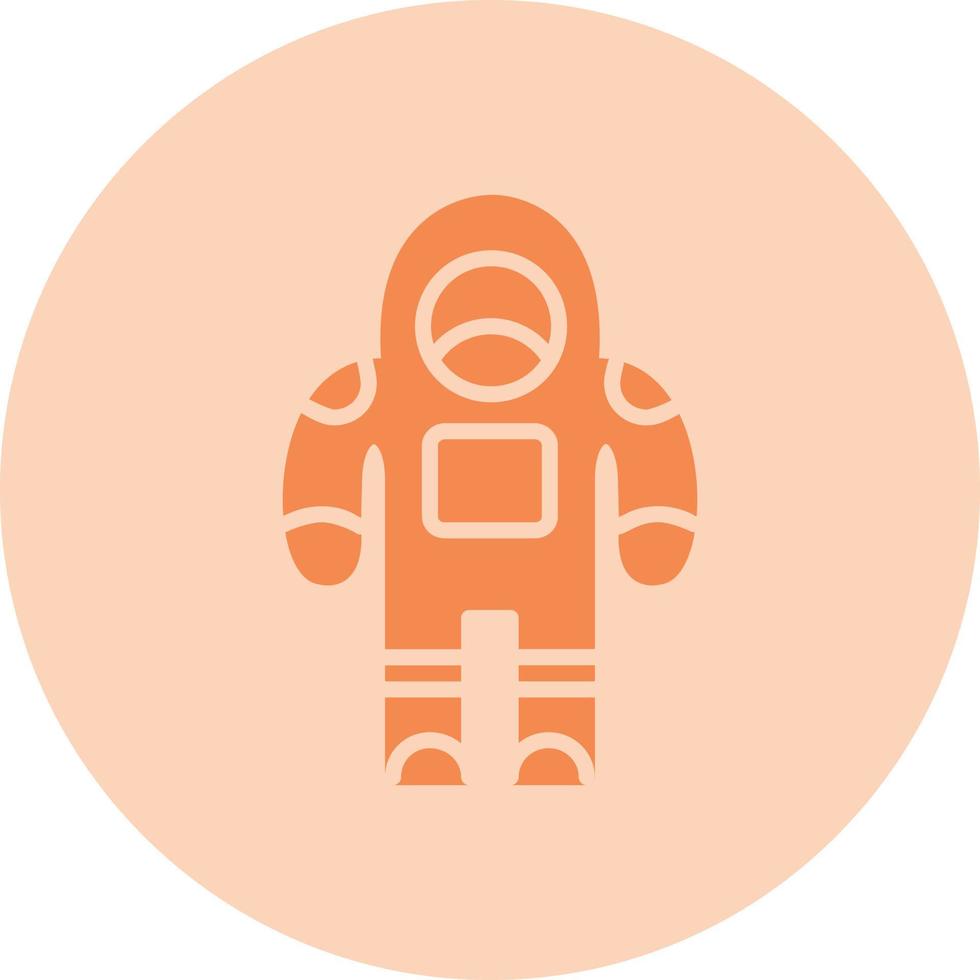 icono de vector de traje de astronauta