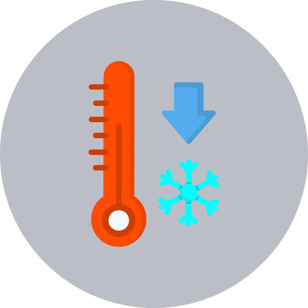 Freezing Vector Icon Design