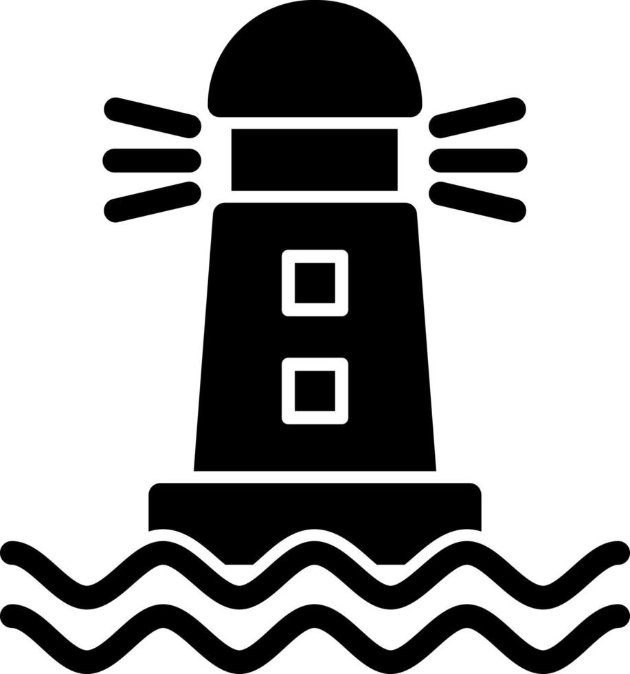 diseño de icono de vector de faro