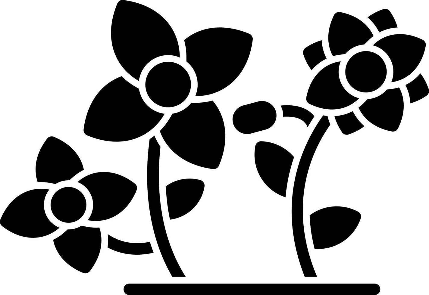 Flowers Vector Icon Design