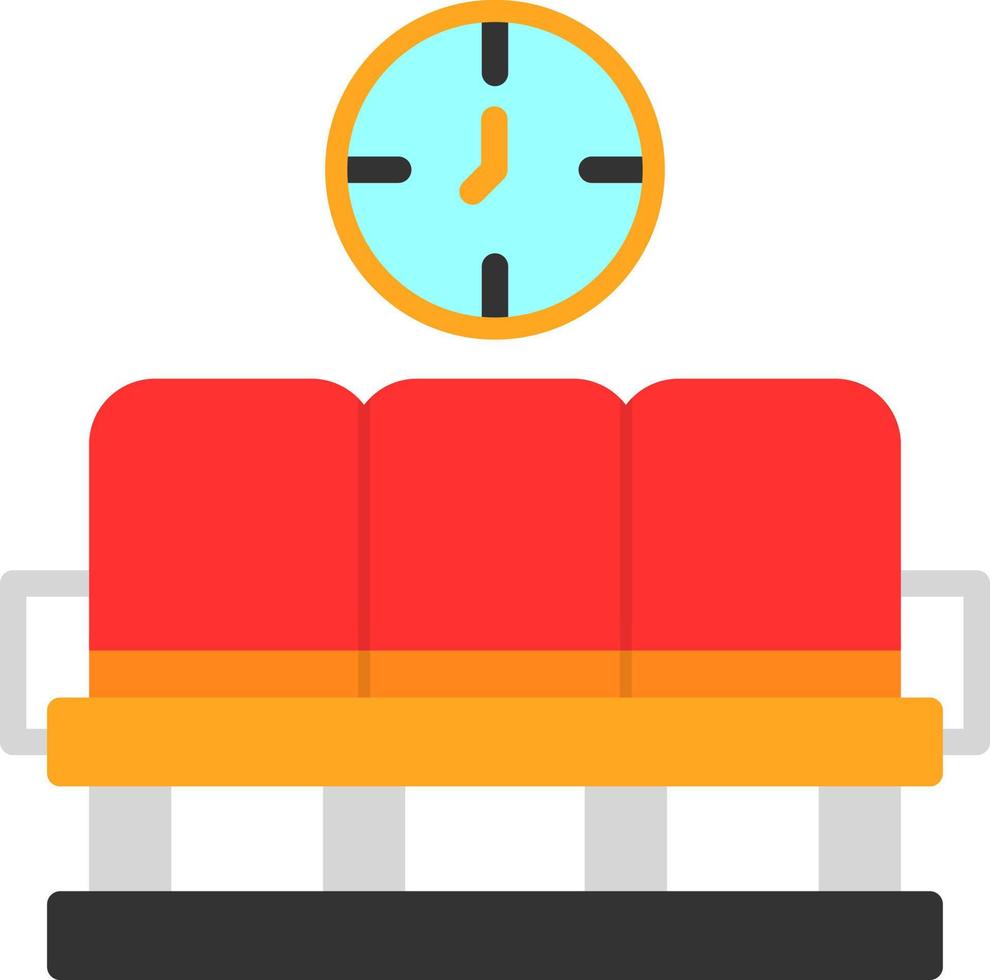 Waiting Area Vector Icon Design