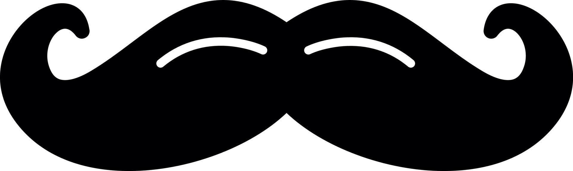 Moustache Vector Icon Design