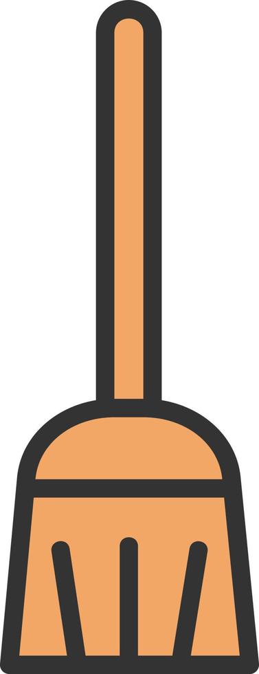 Flying Broom Vector Icon