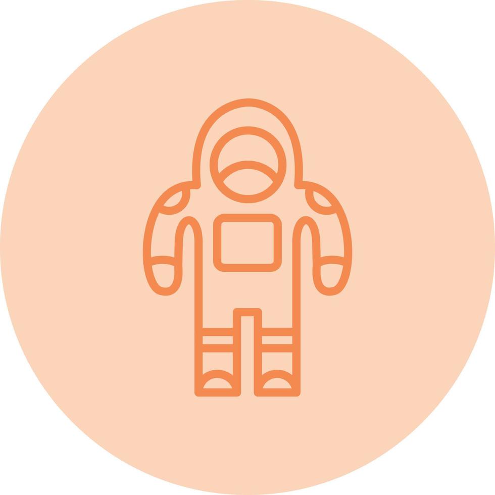 icono de vector de traje de astronauta