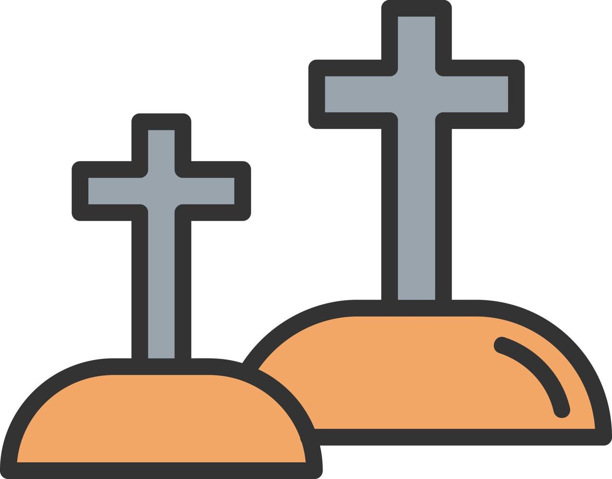 icono de vector de cementerio