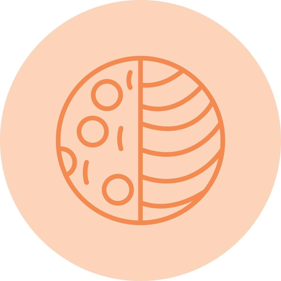 Moon Eclipse Vector Icon