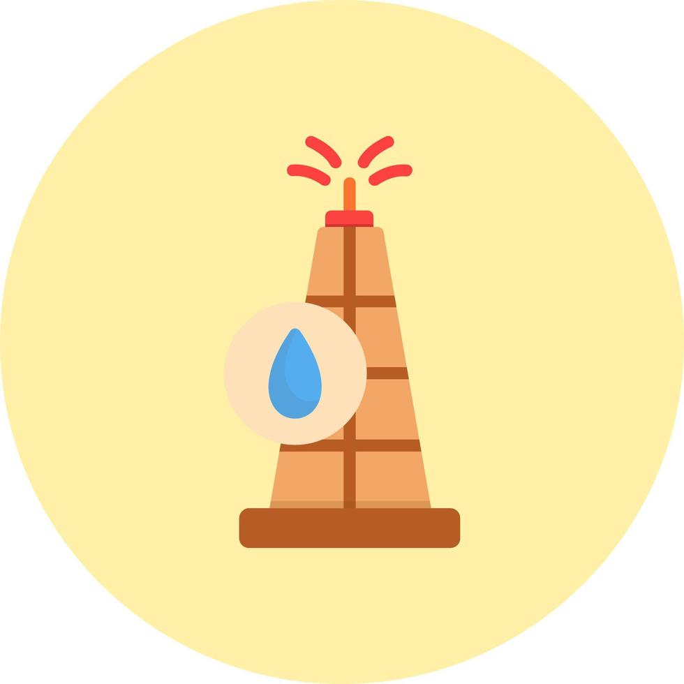 Drilling Rig Vector Icon