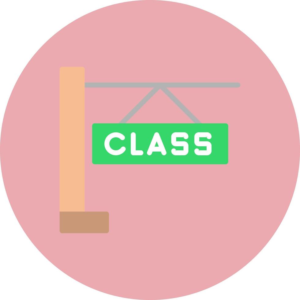 icono de vector de clase