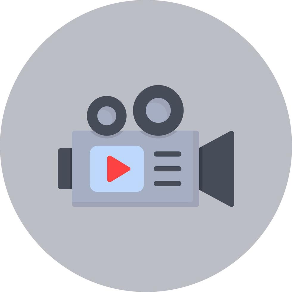 icono de vector de cámara de vídeo