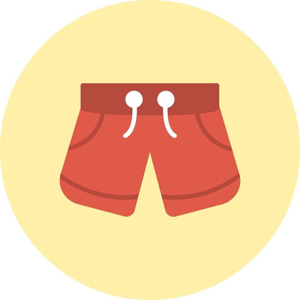 icono de vector de pantalones cortos