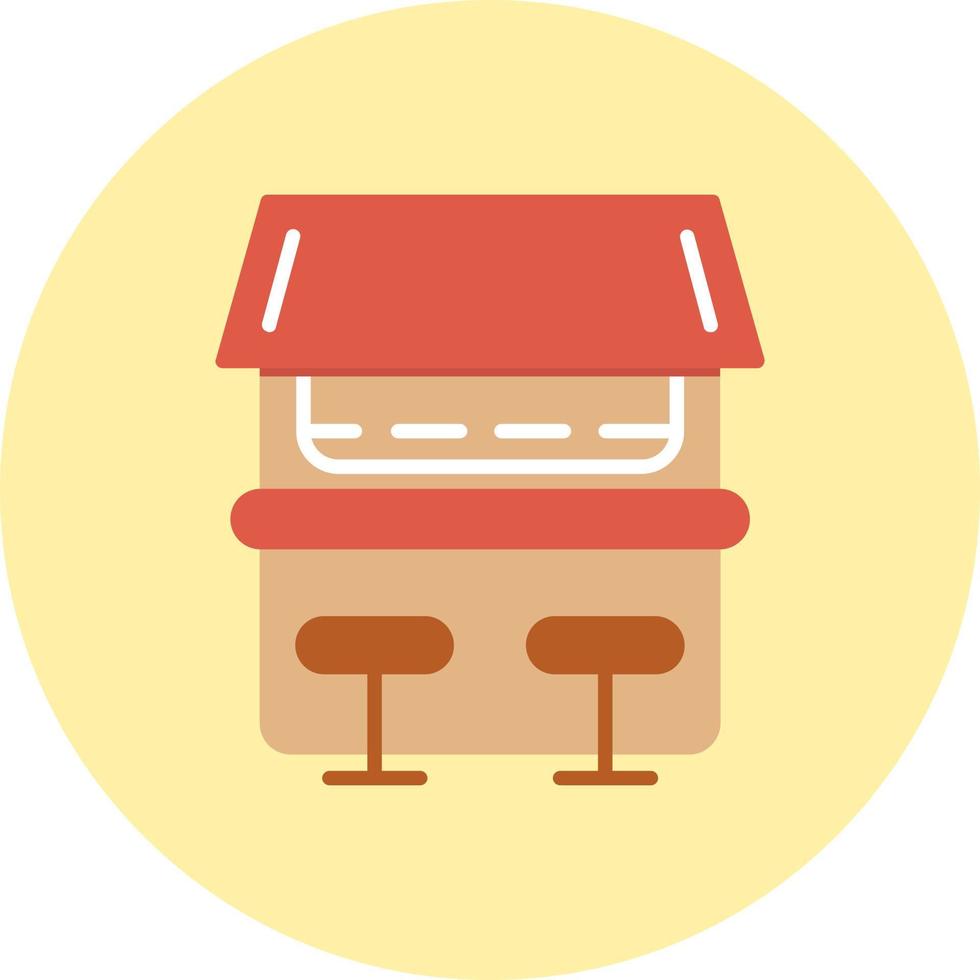 Beach Bar Vector Icon