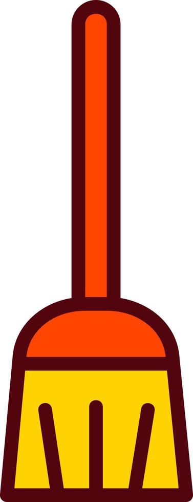 Flying Broom Vector Icon