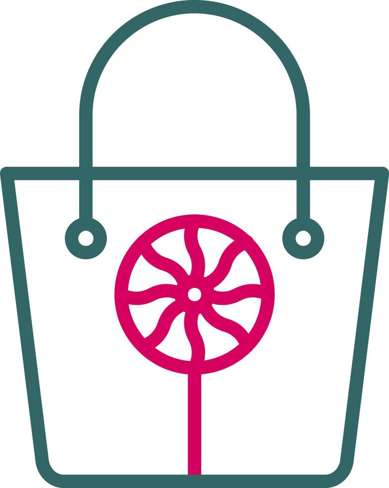 Candy Bag Vector Icon