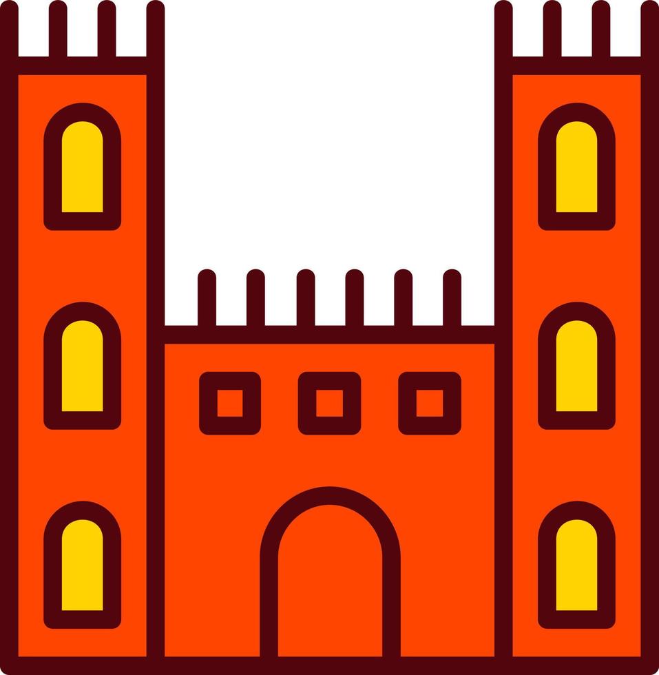 Castle Vector Icon