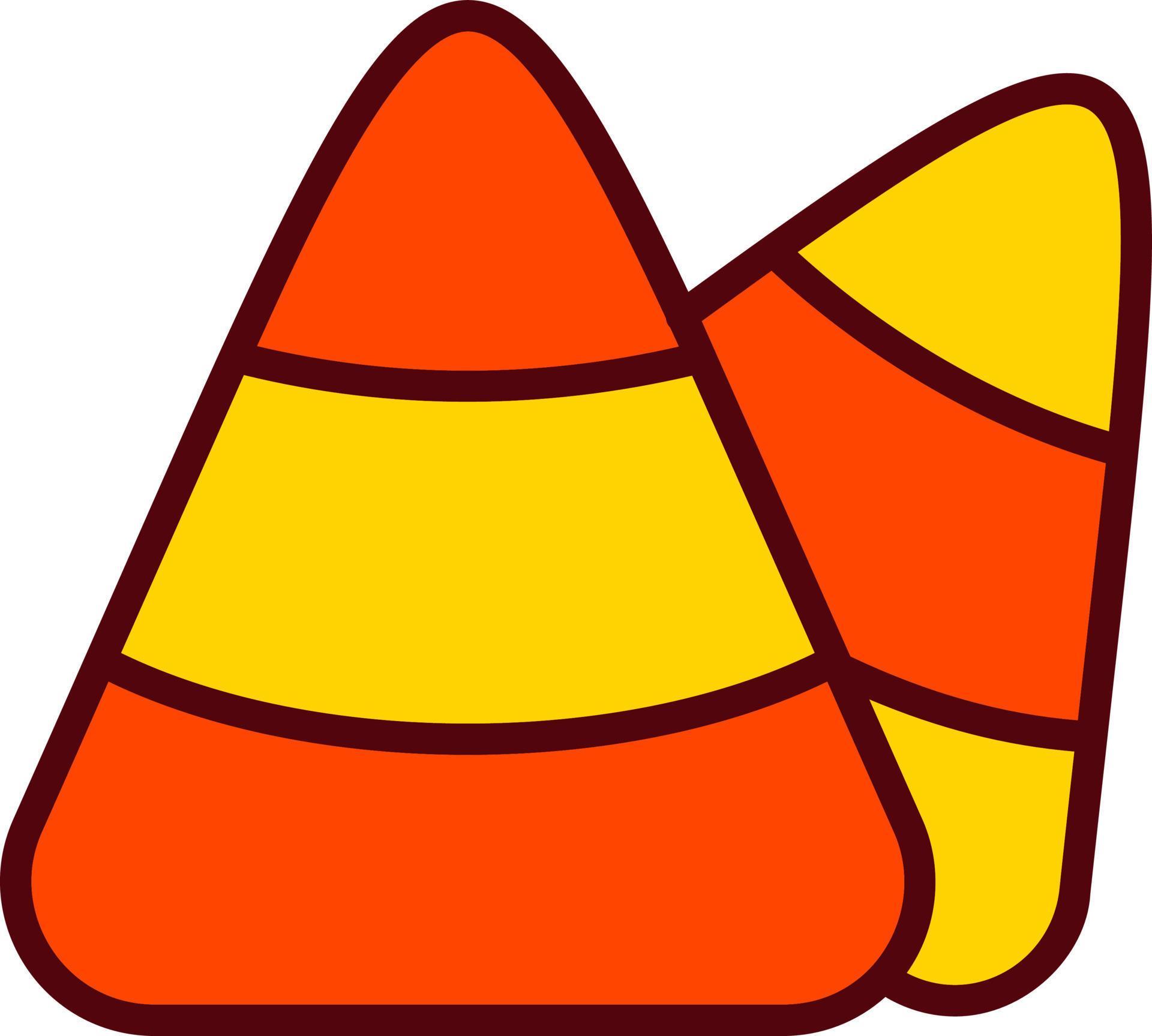 Candy Corn Vector Icon 16510832 Vector Art at Vecteezy