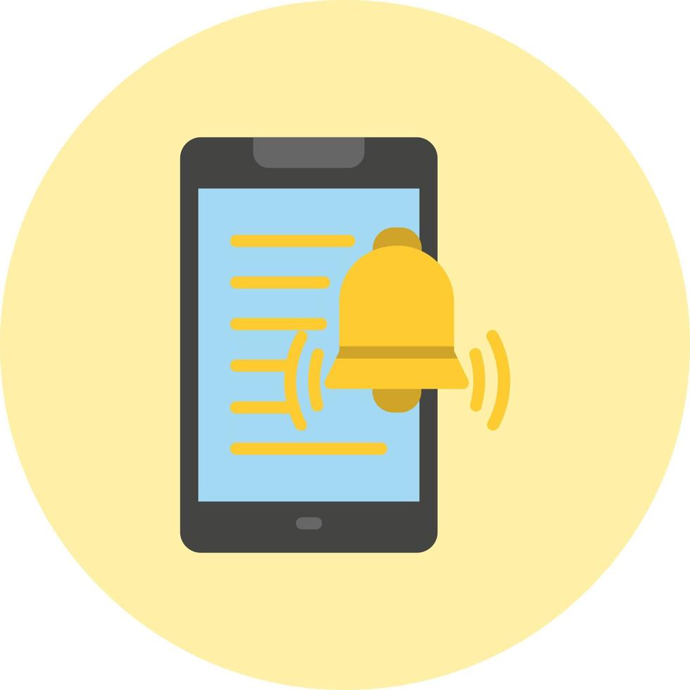 Mobile Reminder  Vector Icon