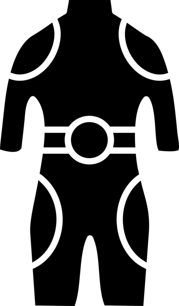 diseño de icono de vector de traje de buceo