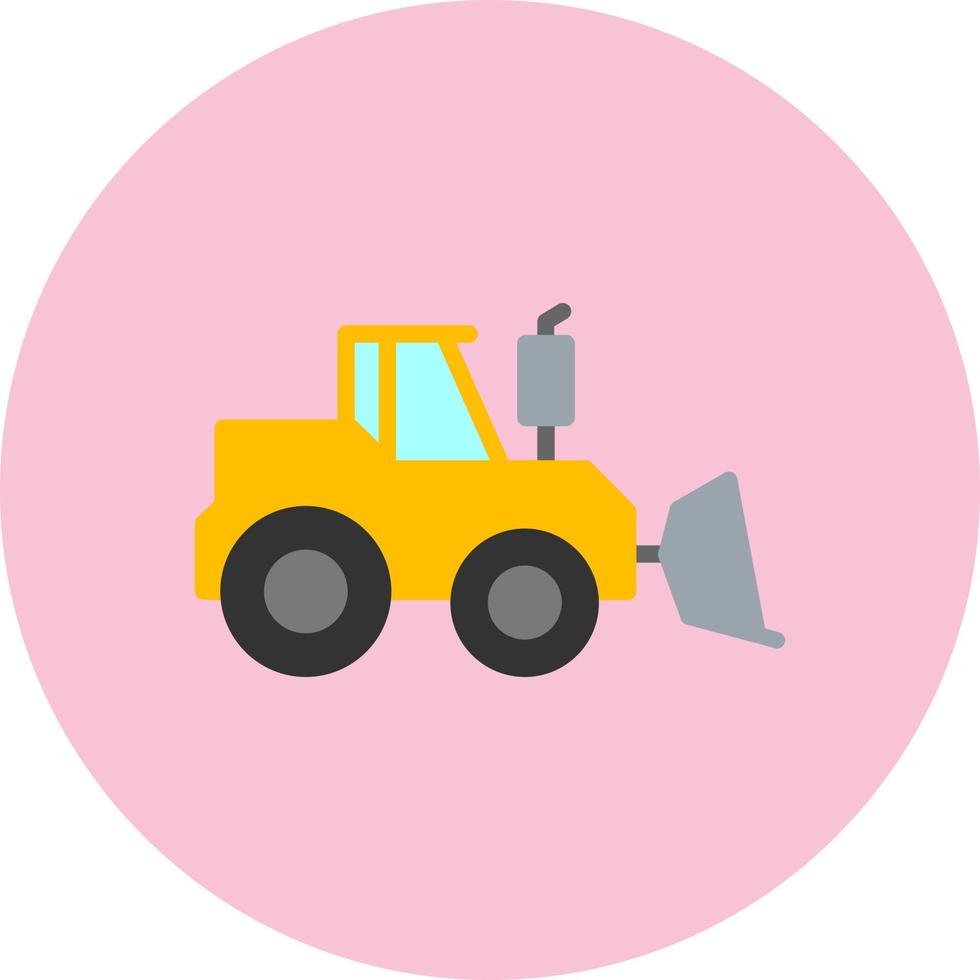 Bulldozer Vector Icon